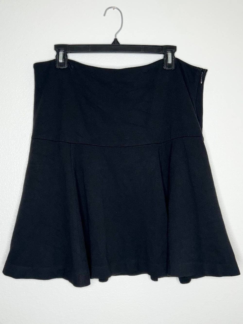 Lauren Ralph Lauren Womens Black Flared Mini Stretch Skirt Size 12